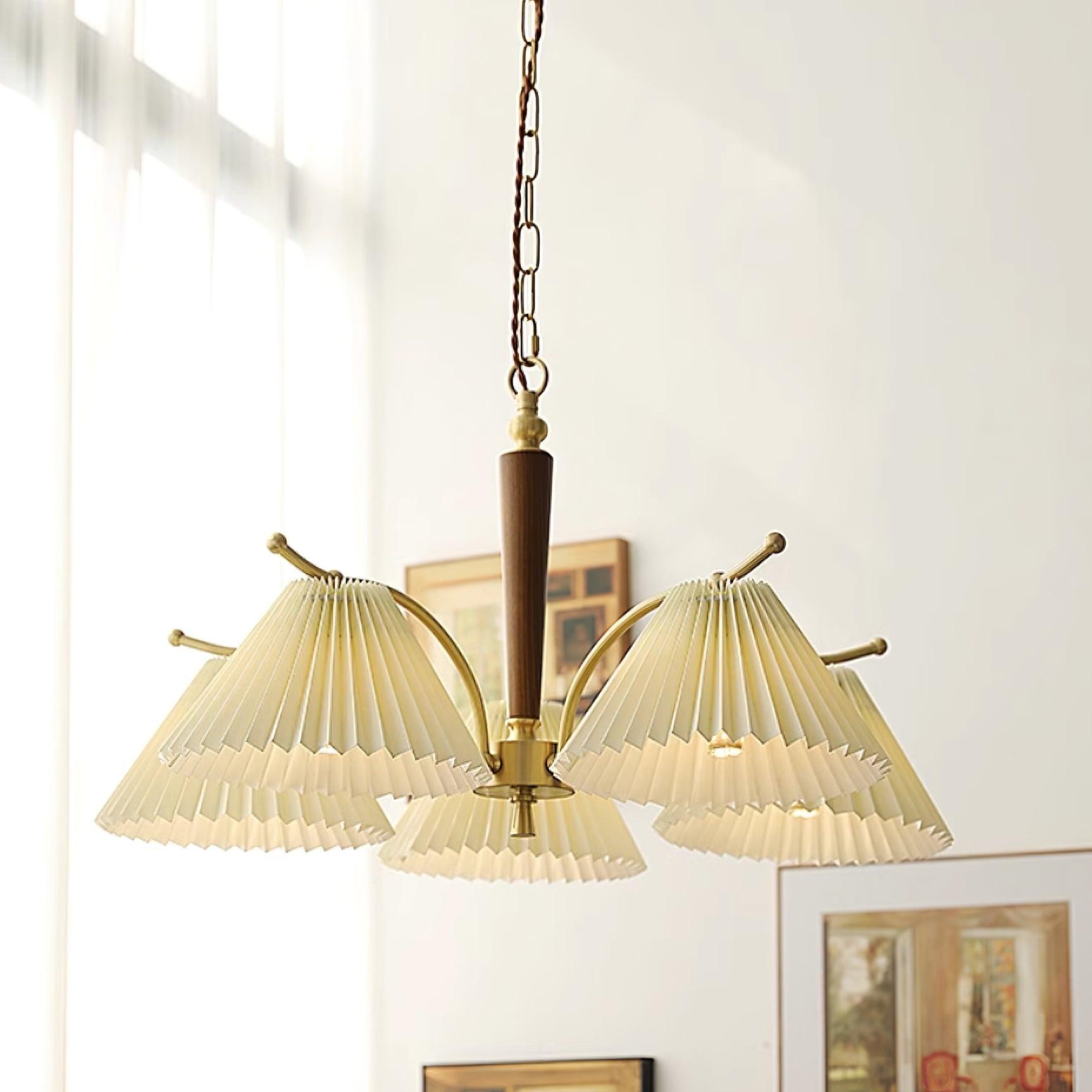 Pleated Silhouette Chandelier
