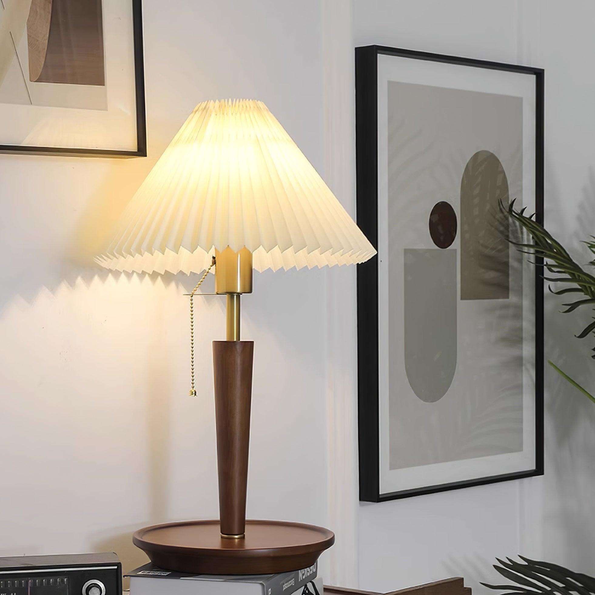 Pleated Fold Table Lamp