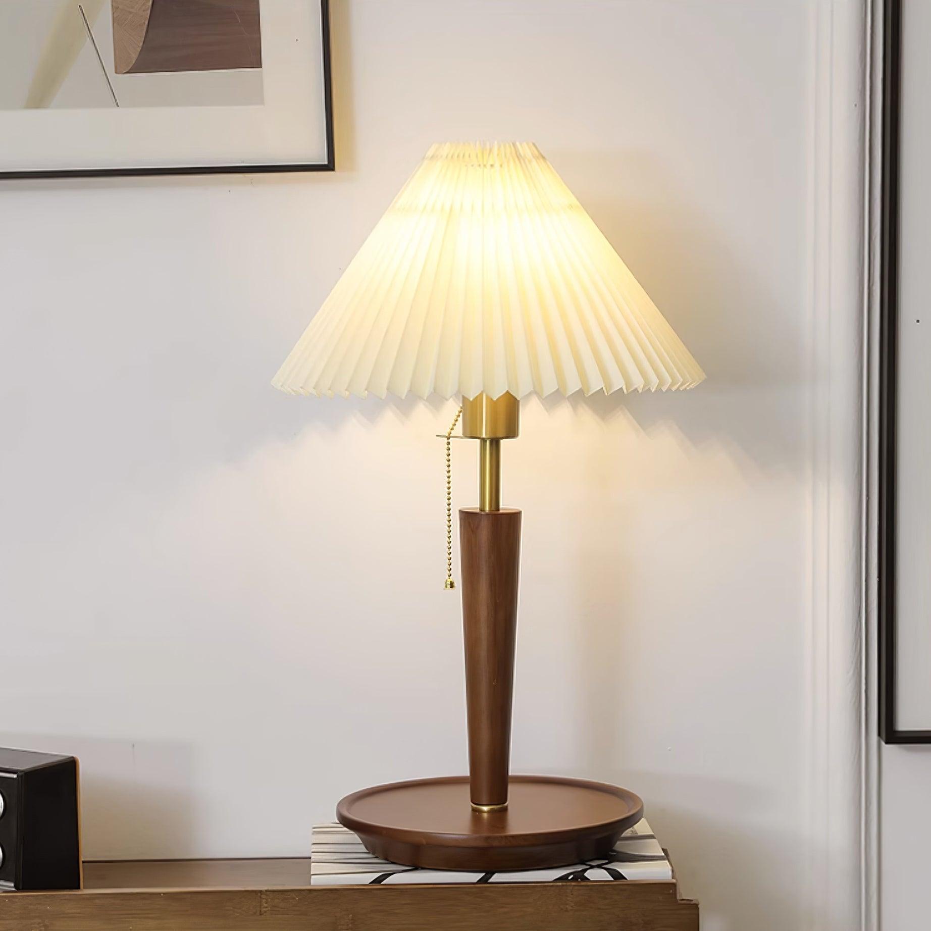 Pleated Fold Table Lamp