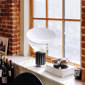 Sculpted Glass Lamp