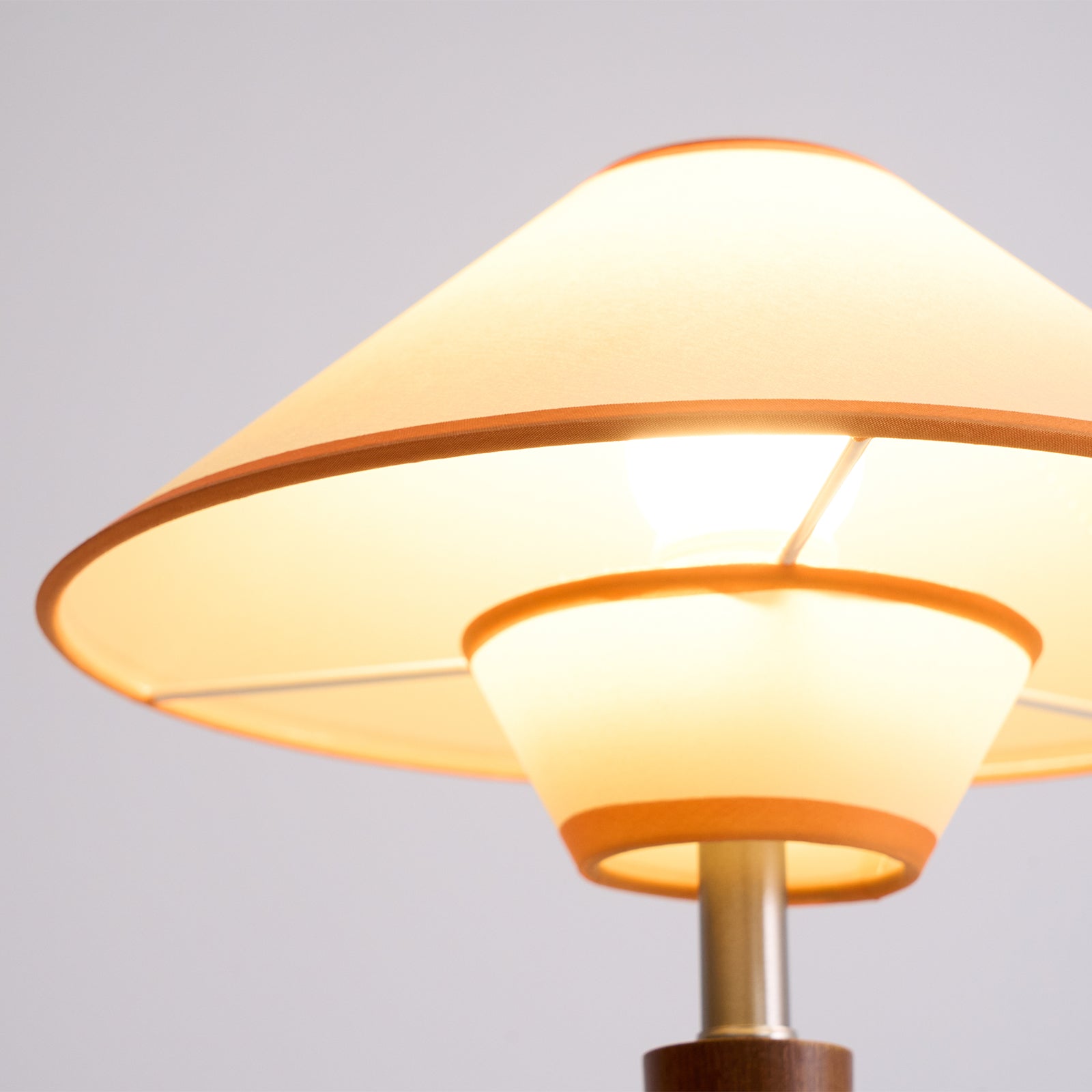Sculpted Wood Table Lamp