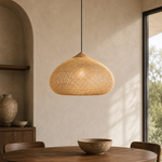Woven Rattan Pendant