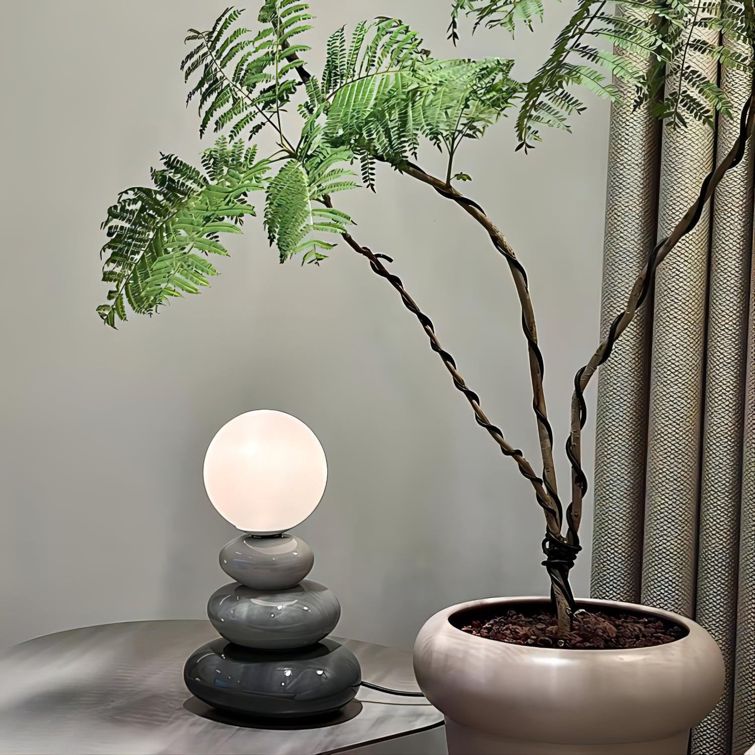 Frosted Globe Table Lamp