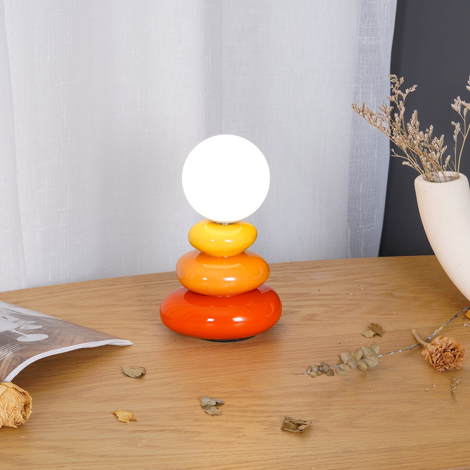 Frosted Globe Table Lamp