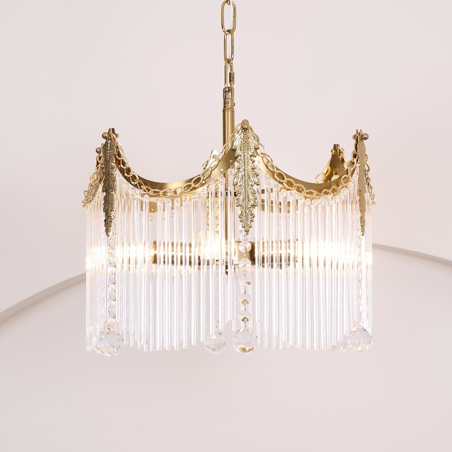 Cascading Crystal Chandelier