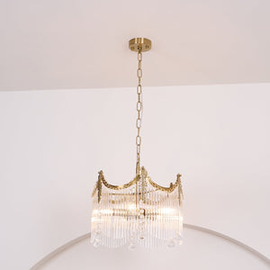 Cascading Crystal Chandelier