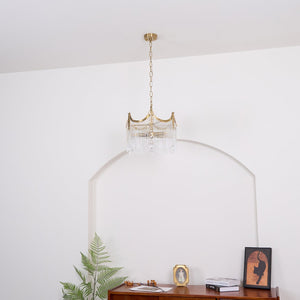 Cascading Crystal Chandelier