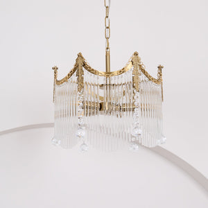 Cascading Crystal Chandelier