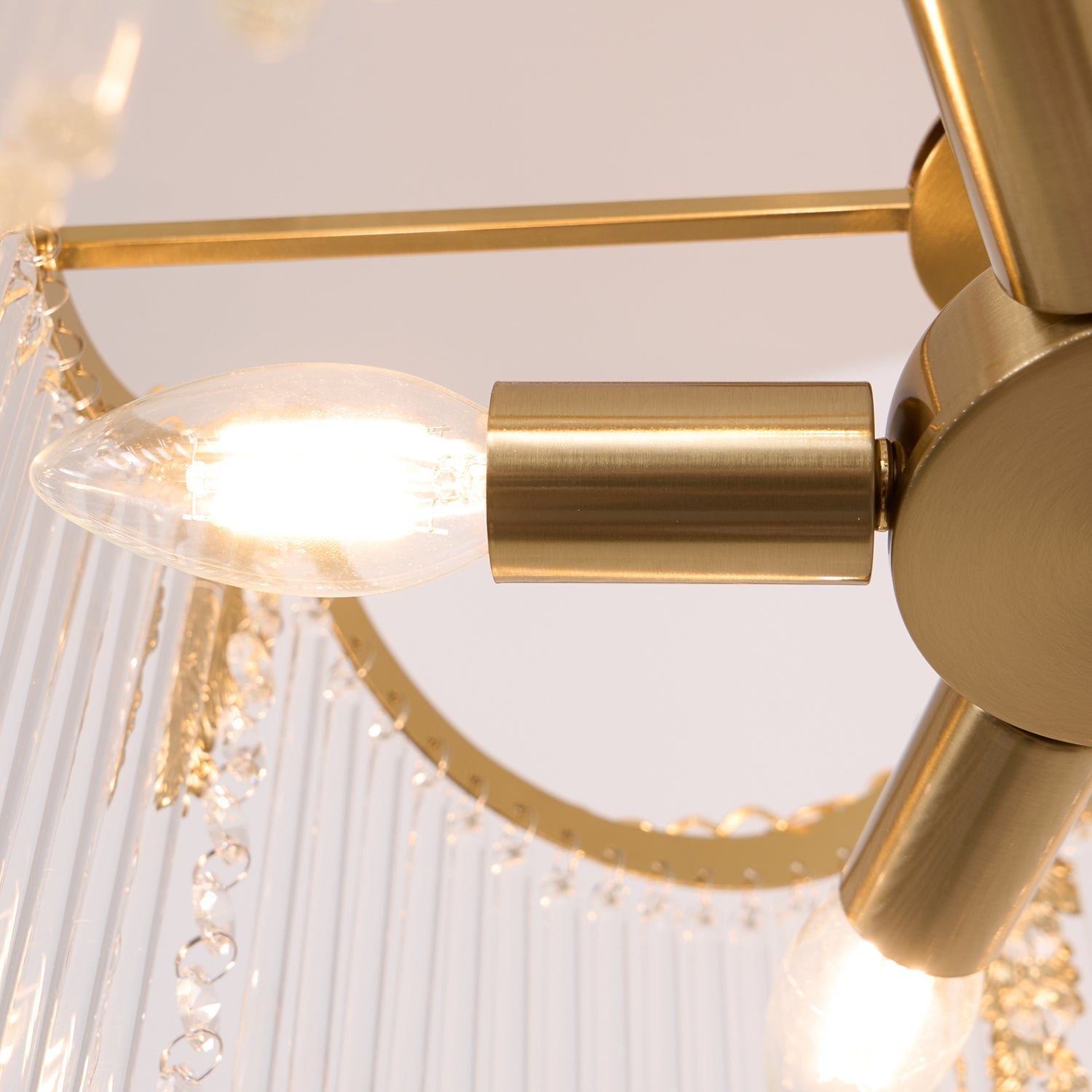 Cascading Crystal Chandelier