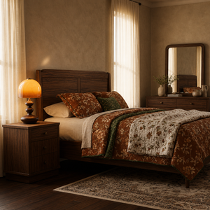 Amber Glow Table Lamp