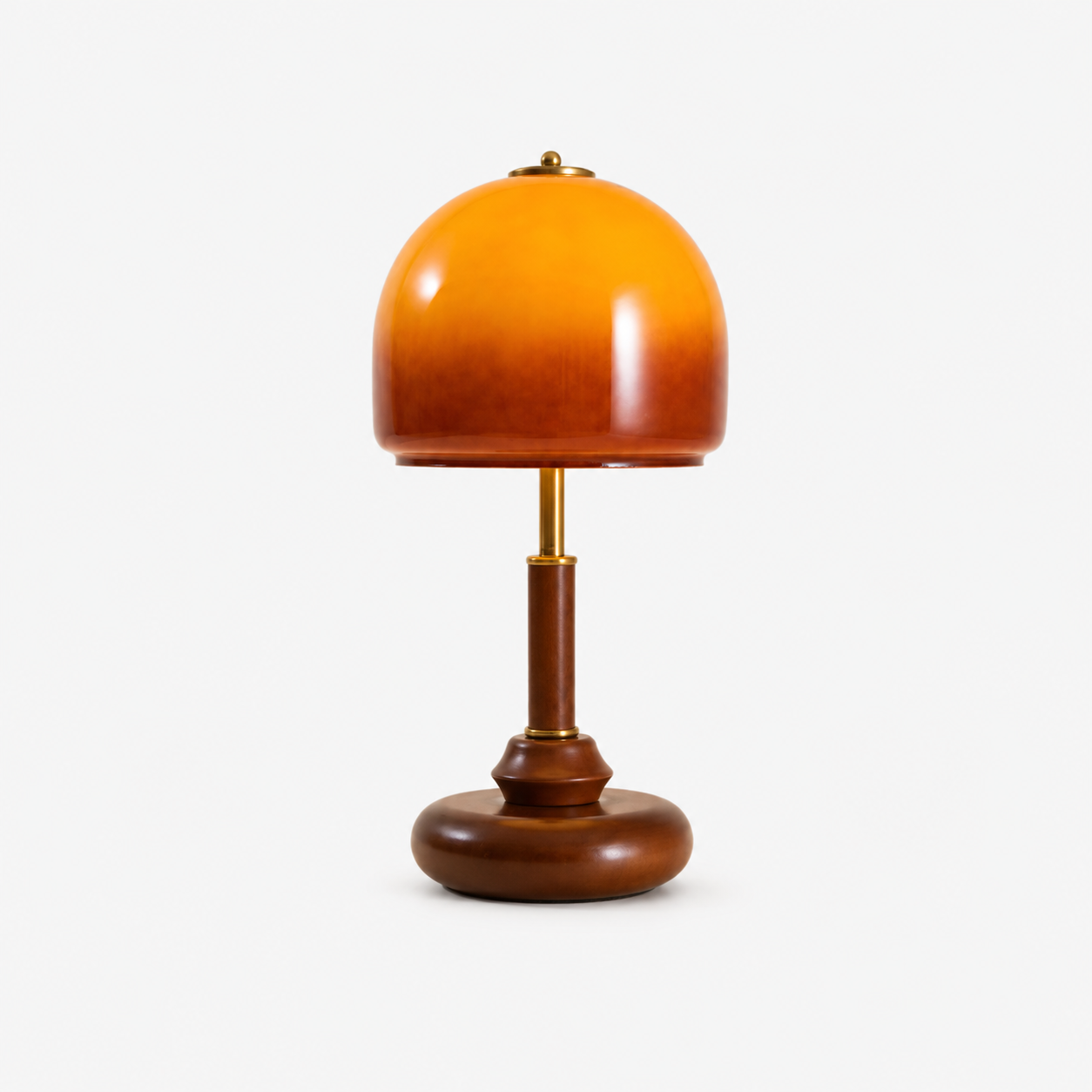 Sculpted Glass Table Lamp