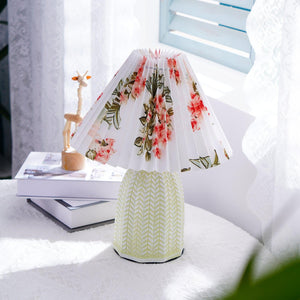 Pleated Ceramic Lamp