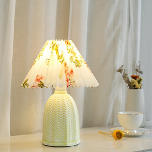 Pleated Ceramic Lamp