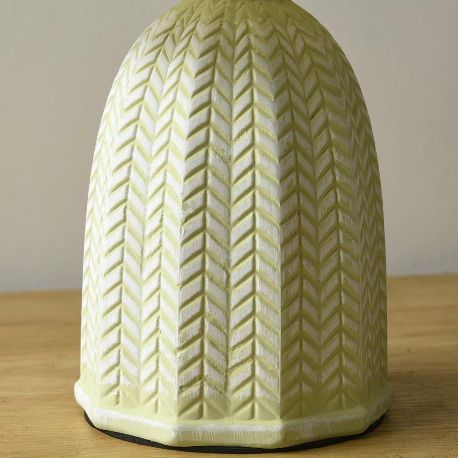 Pleated Ceramic Lamp