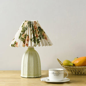 Pleated Ceramic Lamp