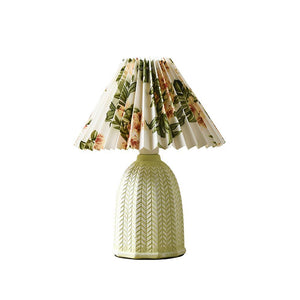 Pleated Ceramic Lamp