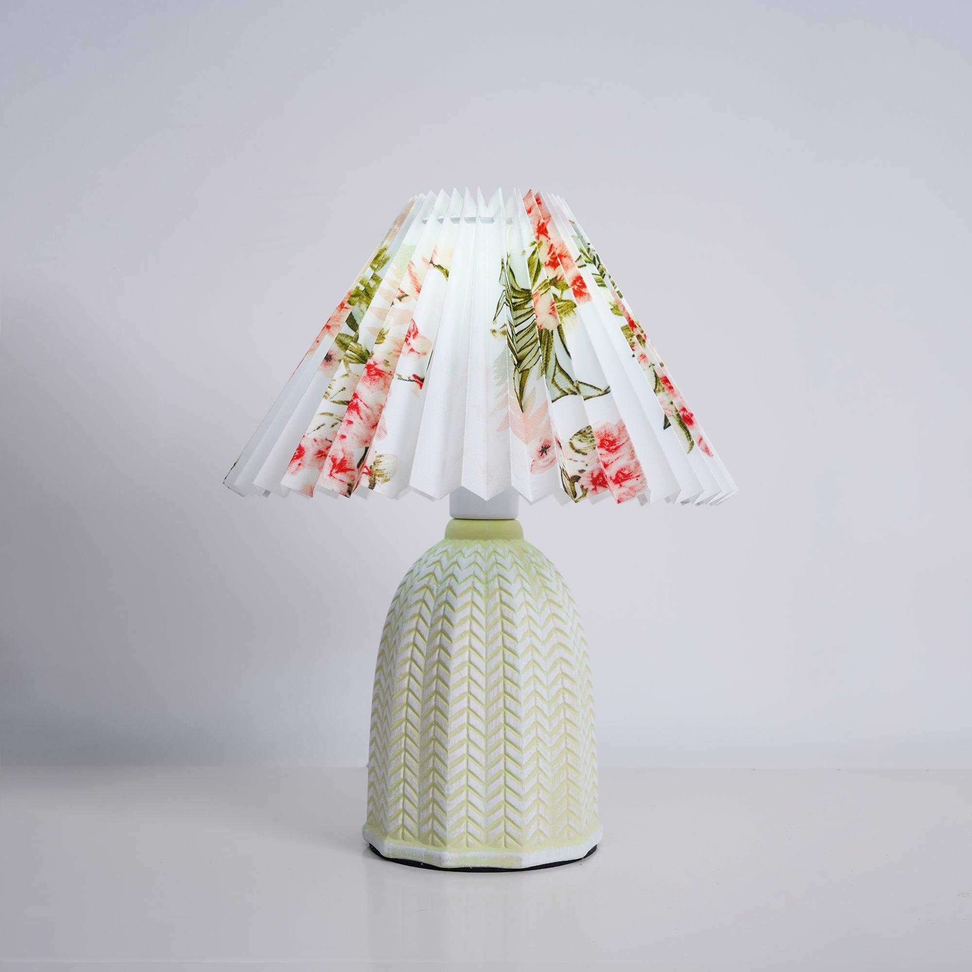 Pleated Ceramic Lamp