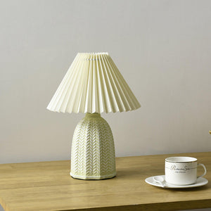 Pleated Ceramic Lamp