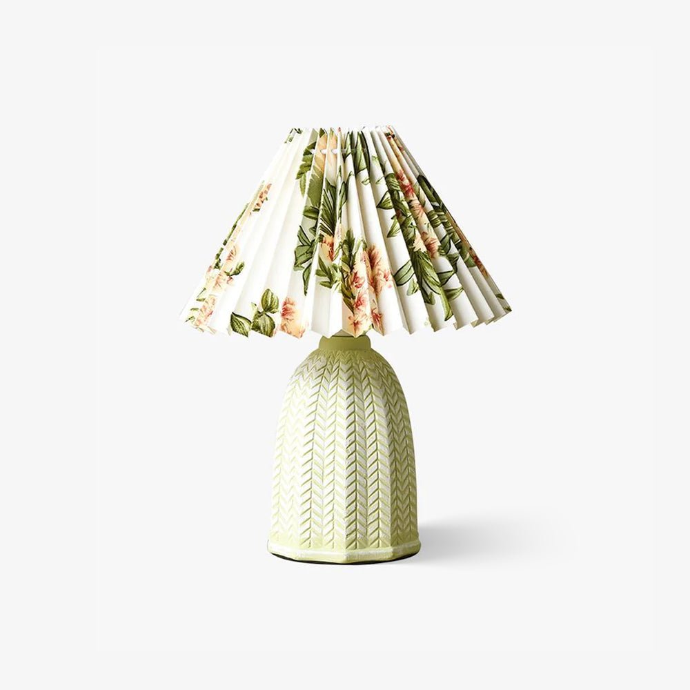 Pleated Ceramic Lamp