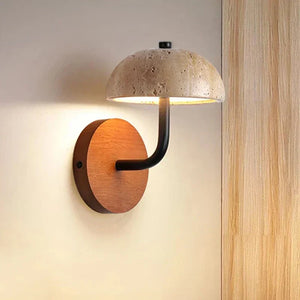 Travertine Arc Sconce