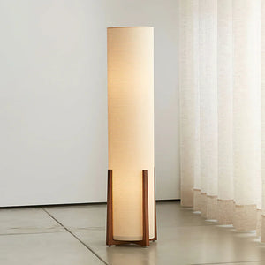 Walnut Tower Floor Lamp