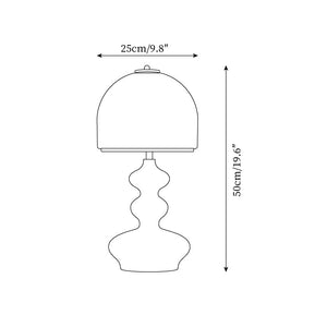 Amber Glow Table Lamp