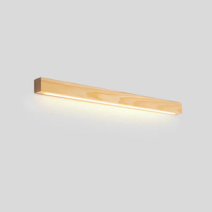 Linear Wood Wall Light