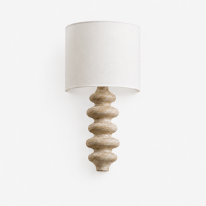 Sculpted Wood Sconce