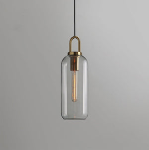 Copper Glass Pendant