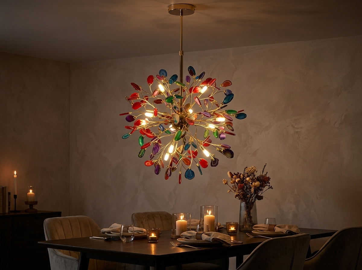 Agate Bloom Chandelier - Transform Your Room's Atmosphere