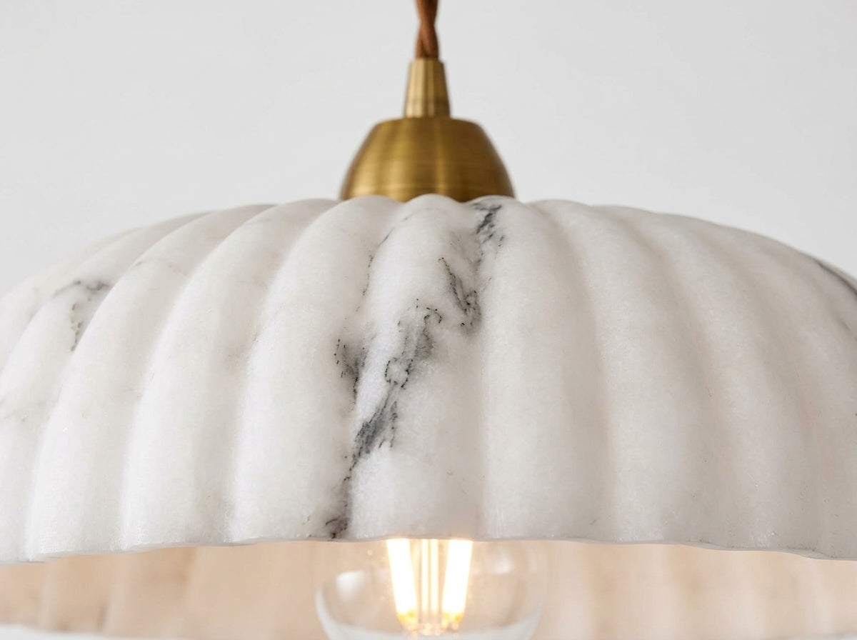 Alabaster Dome Pendant - Crafted for Lasting Beauty