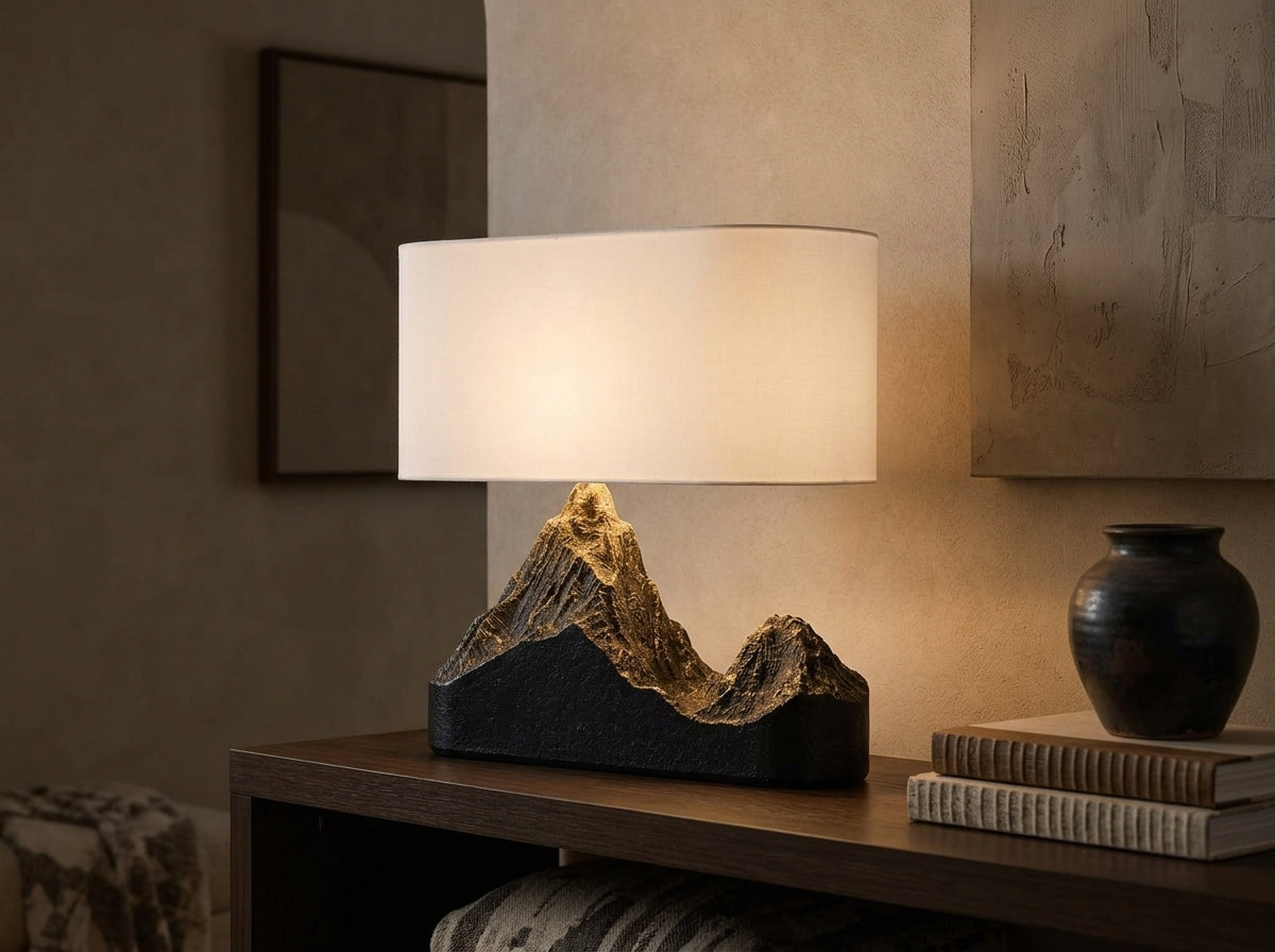 Alpine Peaks Lamp - Warm Ambiance, Elevated Style