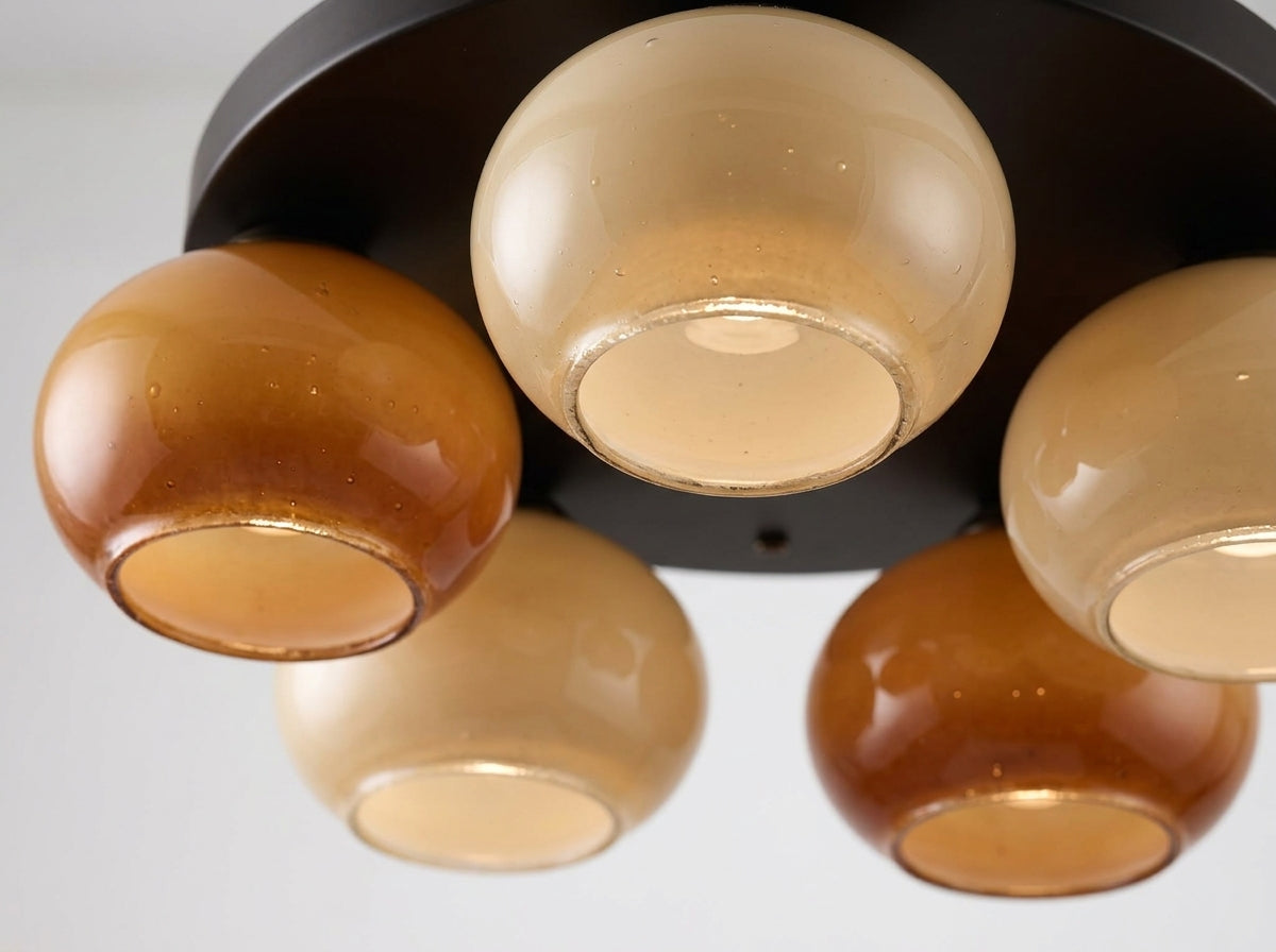 Amber Cluster Ceiling Light - Crafted for Lasting Beauty