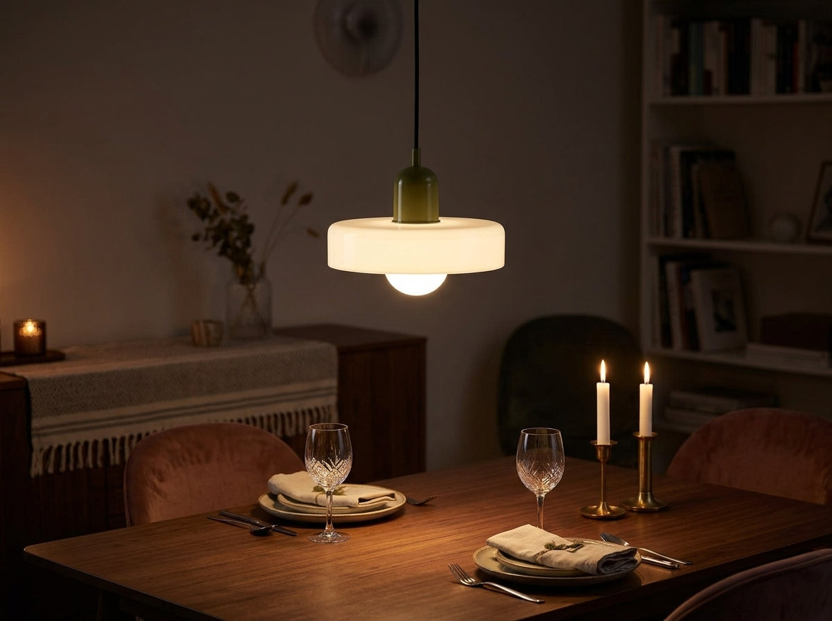 Bauhaus Glass Pendant - Set the Mood, Effortlessly