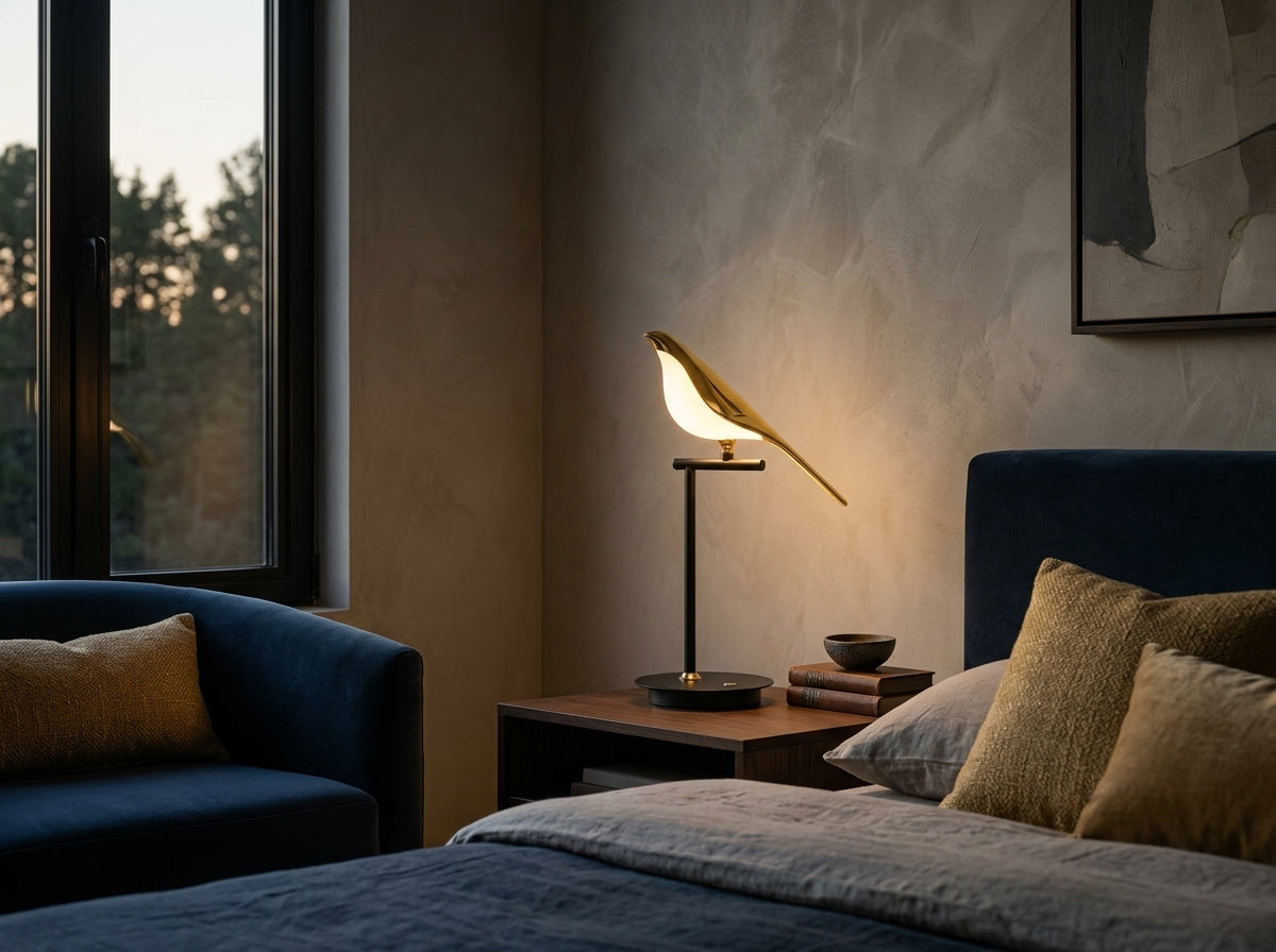 Bird Perch Lamp - Sets the Mood Instantly