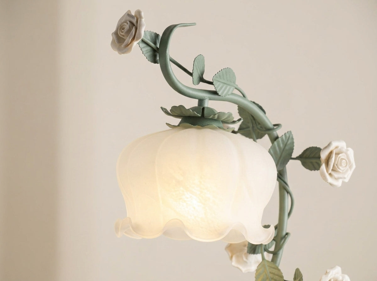 Botanical Bloom Lamp - Crafted for Lasting Beauty