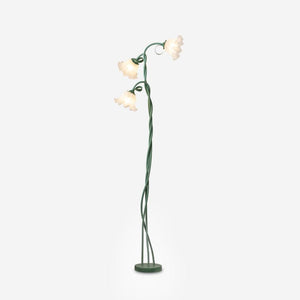 Elegant Calla Lily Inspired Floor Lamp with Sculptural Design