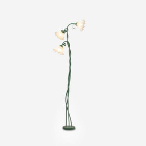 Elegant Calla Lily Inspired Floor Lamp with Sculptural Design