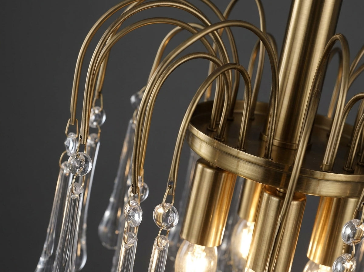 Cascade Glass Chandelier - Crafted for Lasting Beauty
