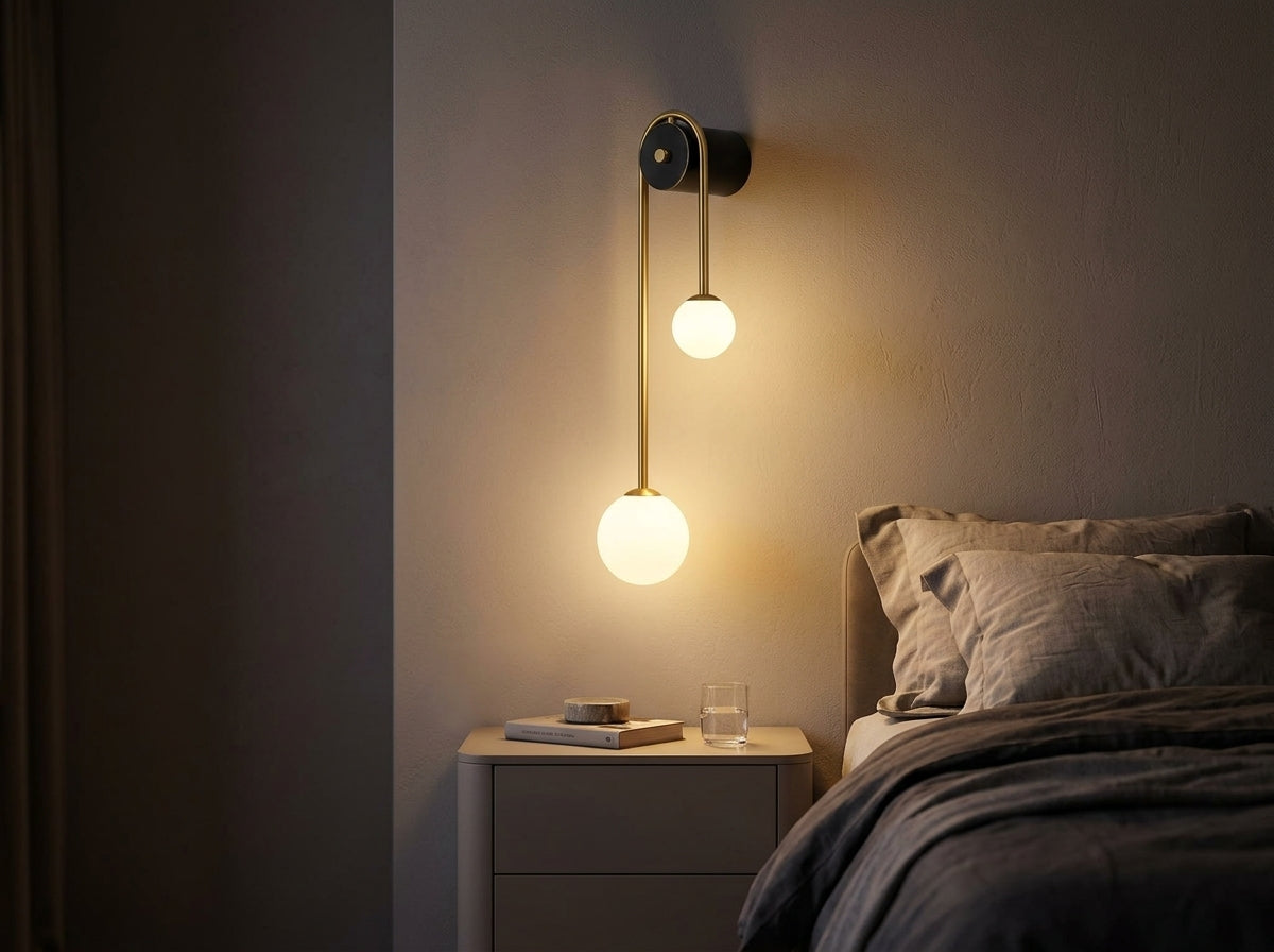 Curved Globe Wall Sconce - Elevate Your Room's Ambiance