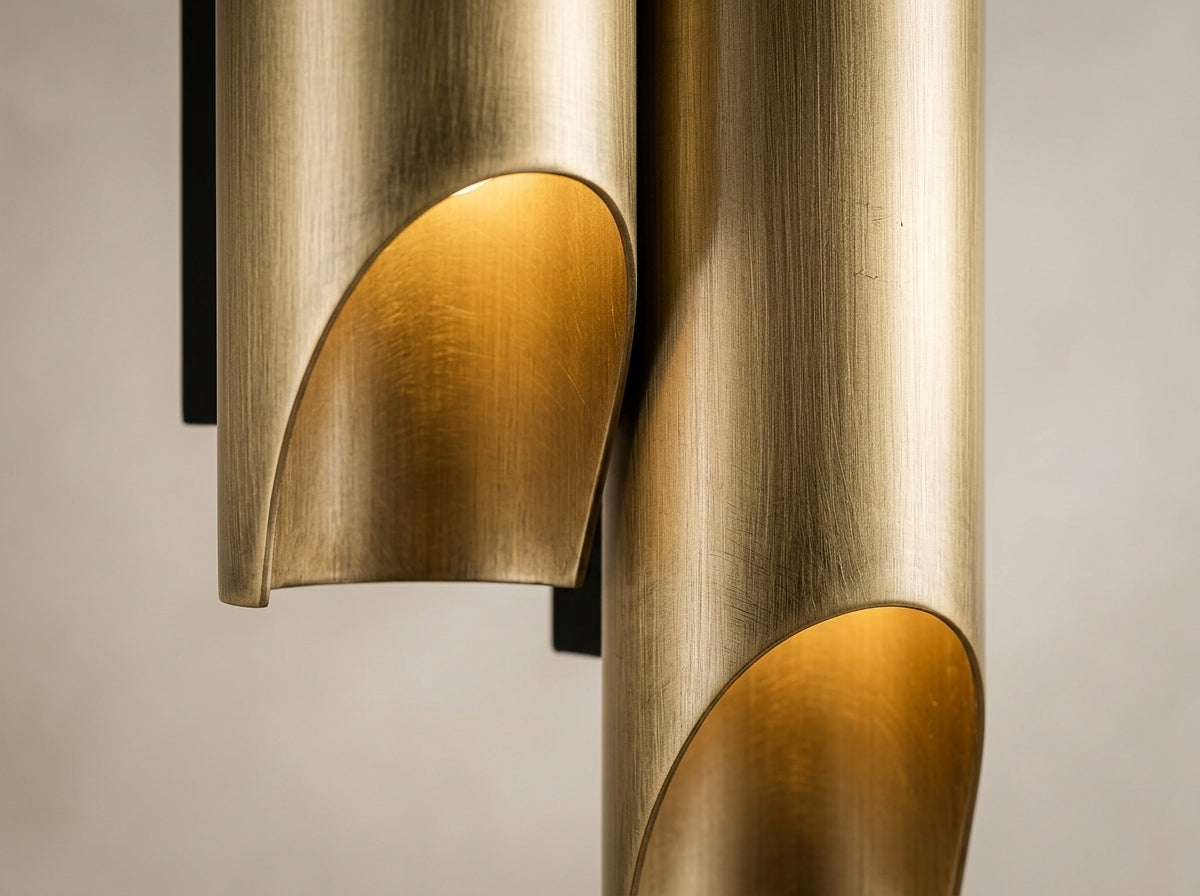 Dual Brass Wall Sconce - Crafted for Lasting Beauty