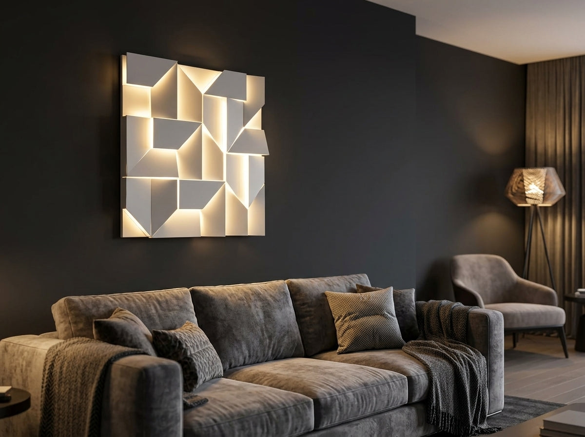 Faceted Panel Sconce - Sets the Mood Instantly