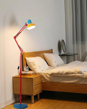 Flexo Memphis Floor Lamp with Adjustable Arm