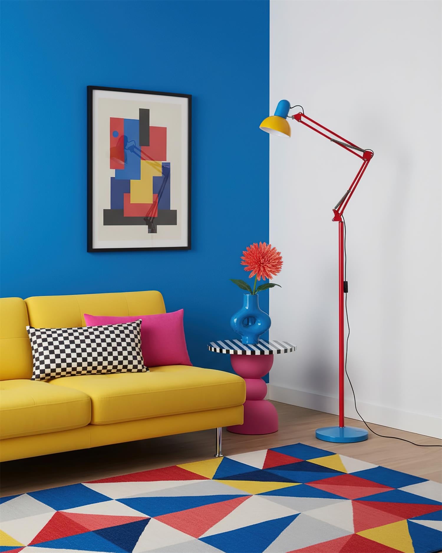 Flexo Memphis Floor Lamp with Adjustable Arm