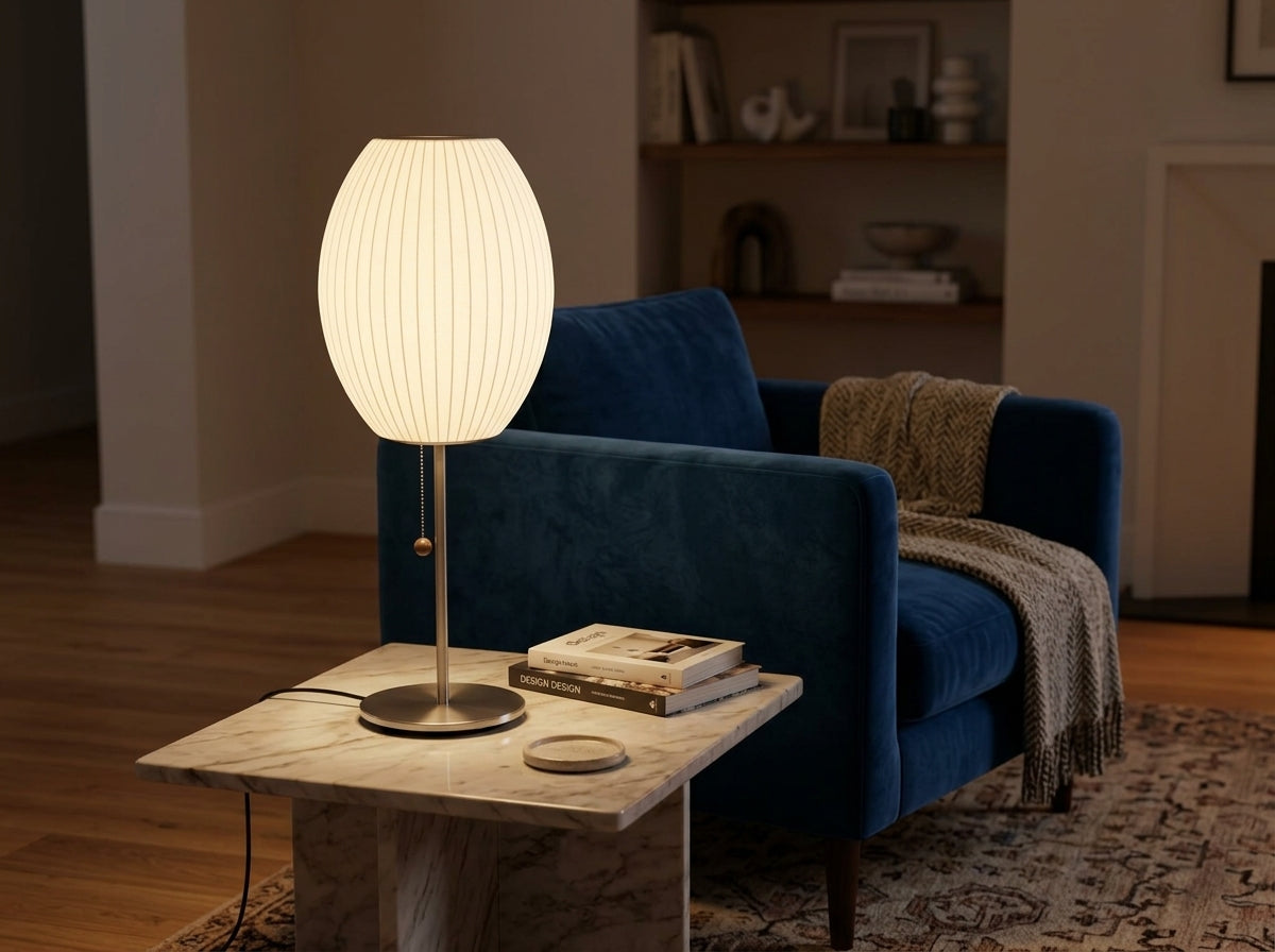 Fluted Halo Lamp - Elevate Your Evening Ambiance