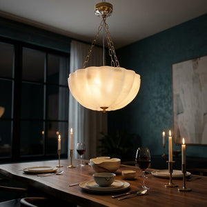 Frosted Bowl Pendant - Main Product Image