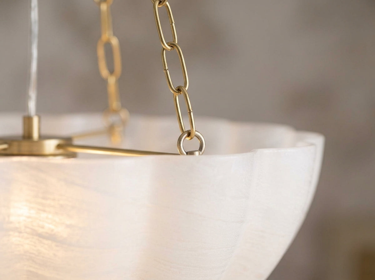 Frosted Bowl Pendant - Crafted for Lasting Beauty
