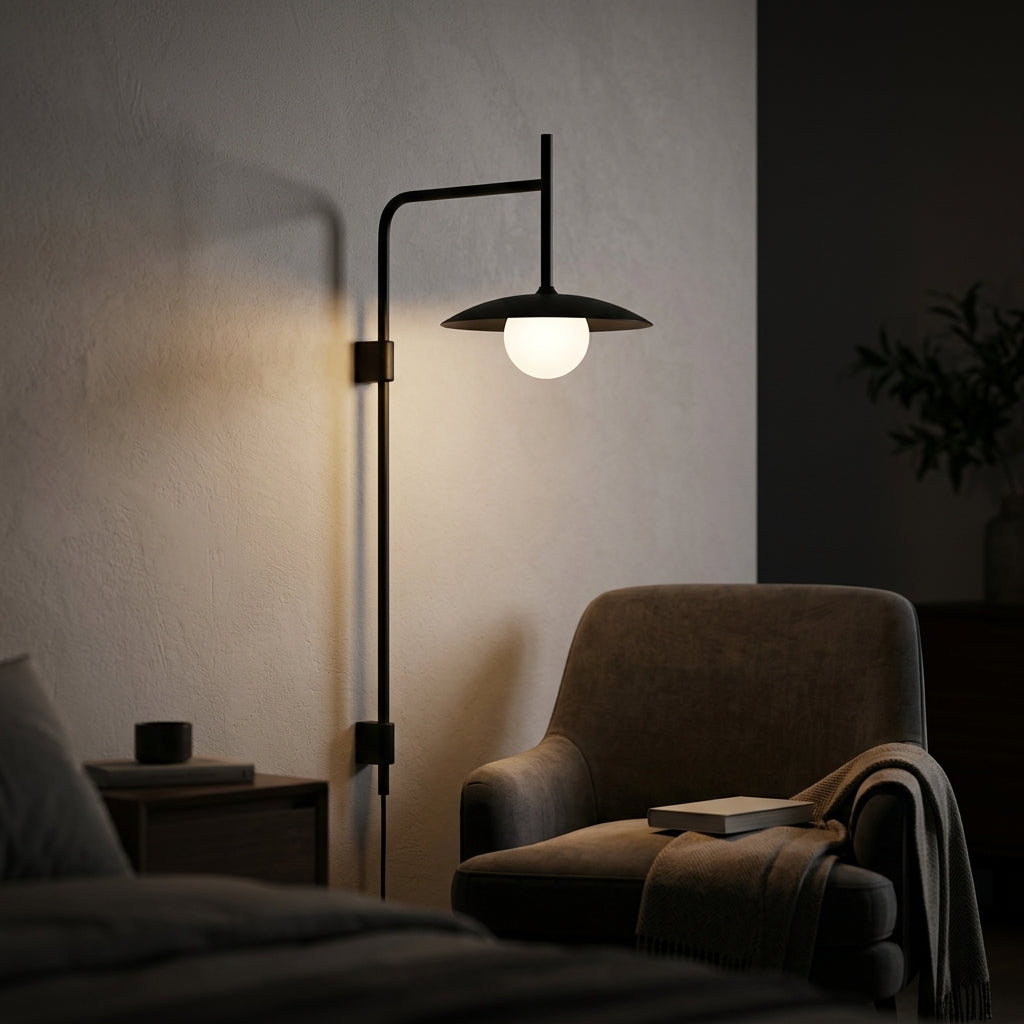 Frosted Globe Sconce - Main Product Image