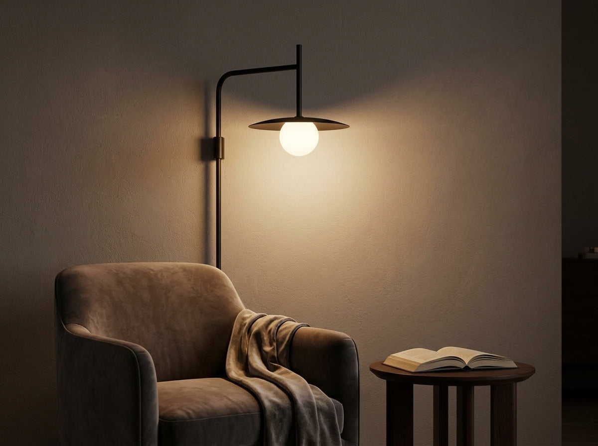 Frosted Globe Sconce - Sets the Mood Instantly
