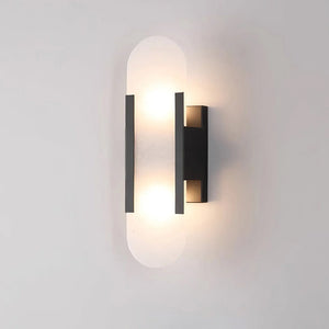 Alabaster Column Sconce